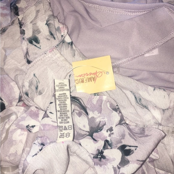 NWT American Rag Peasant Mini Dress size Large - Picture 9 of 9